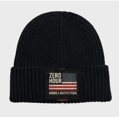 Zero Hour Black Beanie